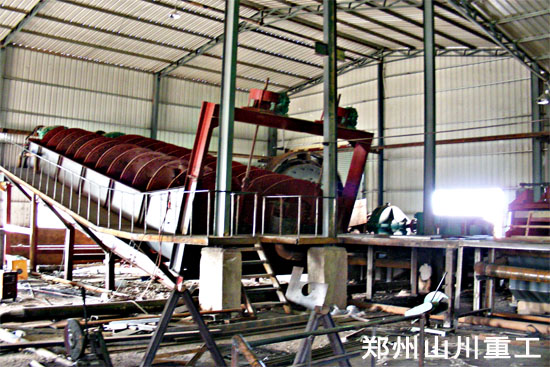 新疆喀什華鋅礦業(yè)設備現場